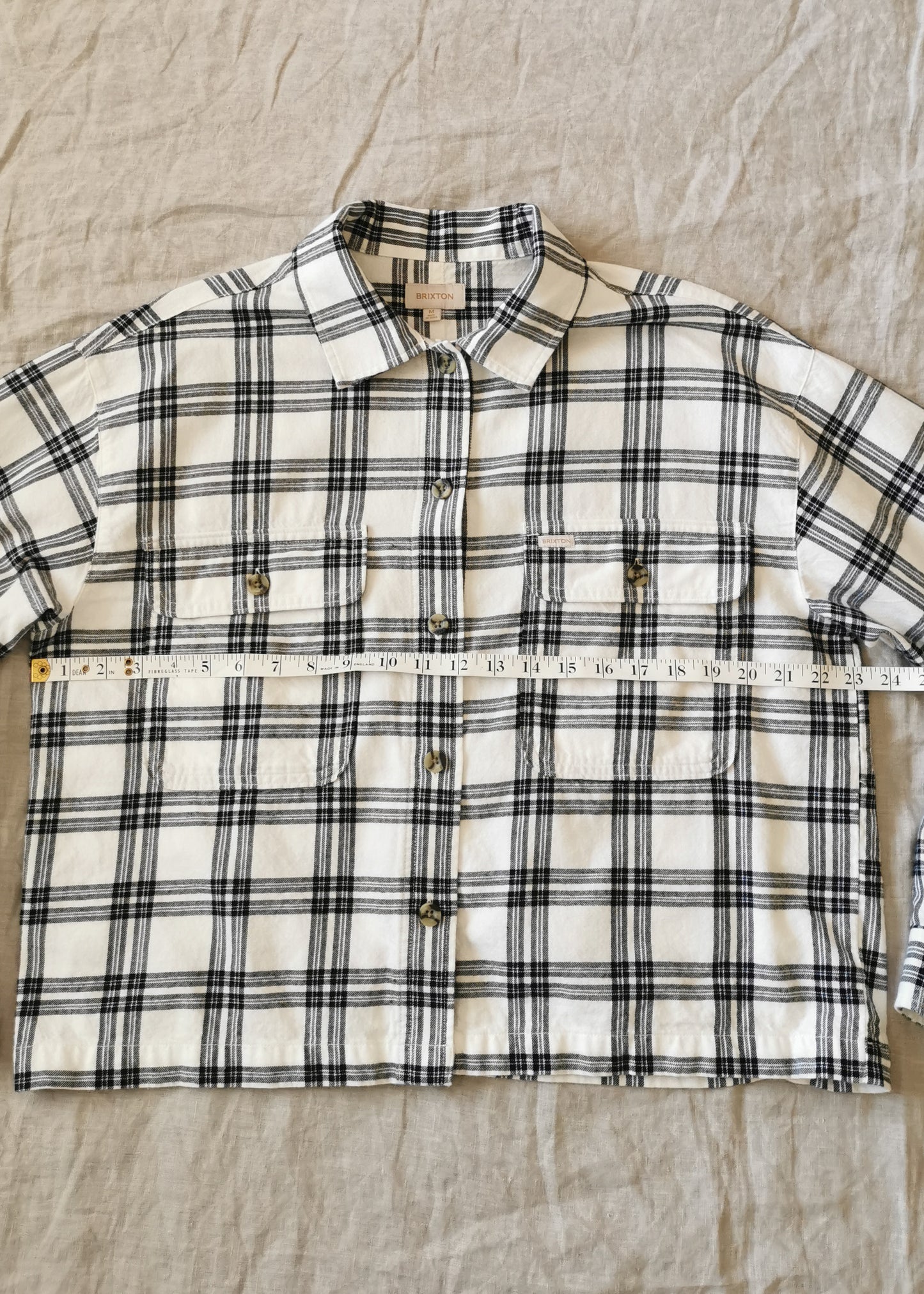 Brixton Organic Cotton Flannel Shirt (M)