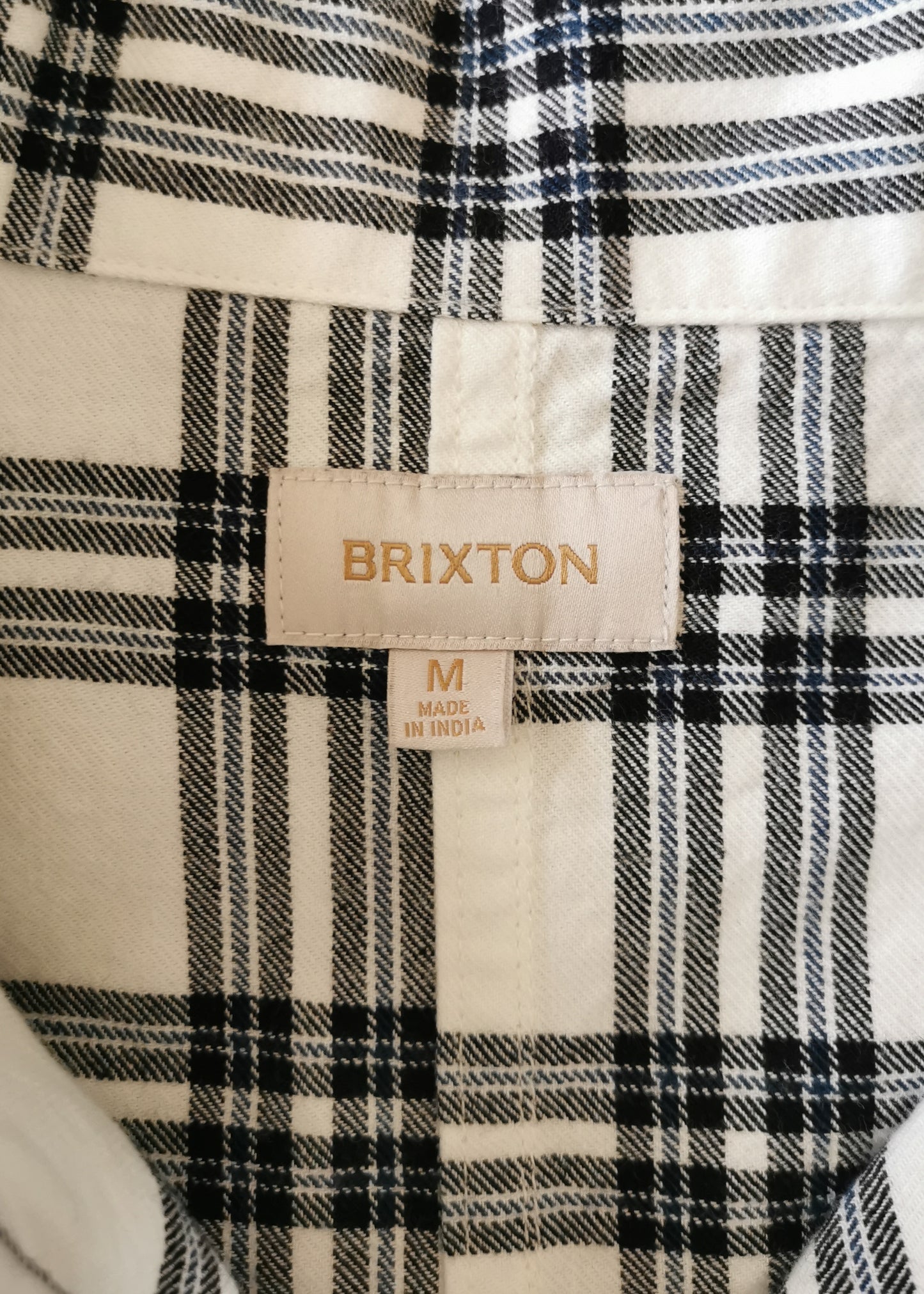 Brixton Organic Cotton Flannel Shirt (M)