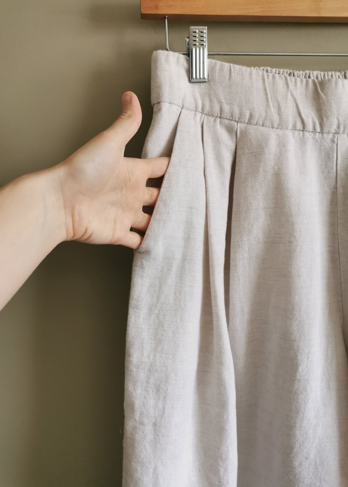 Gap Linen & Cotton Wide Leg Pants (8)