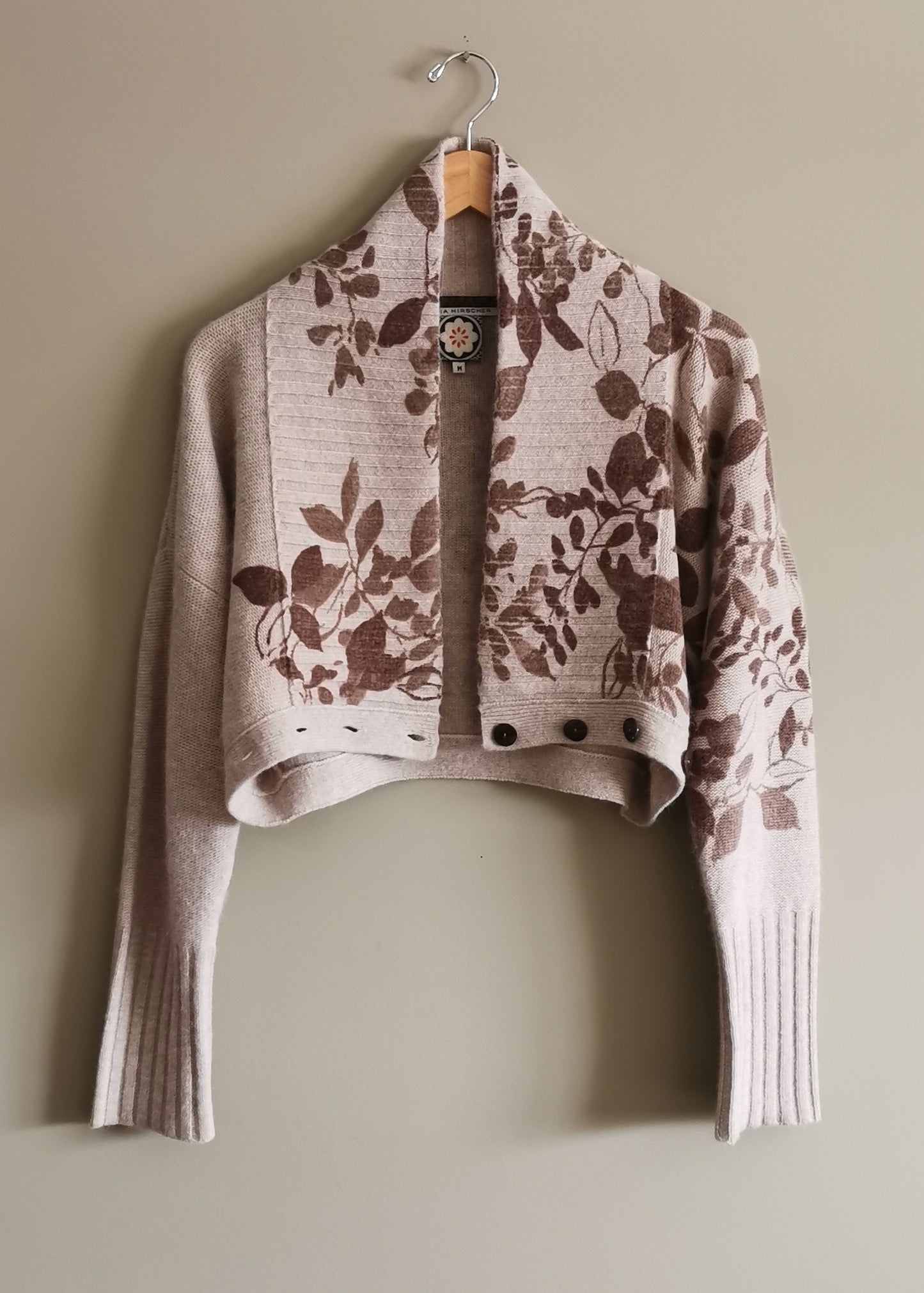 Lydia Hirscher Lambswool & Angora Bolero (M)