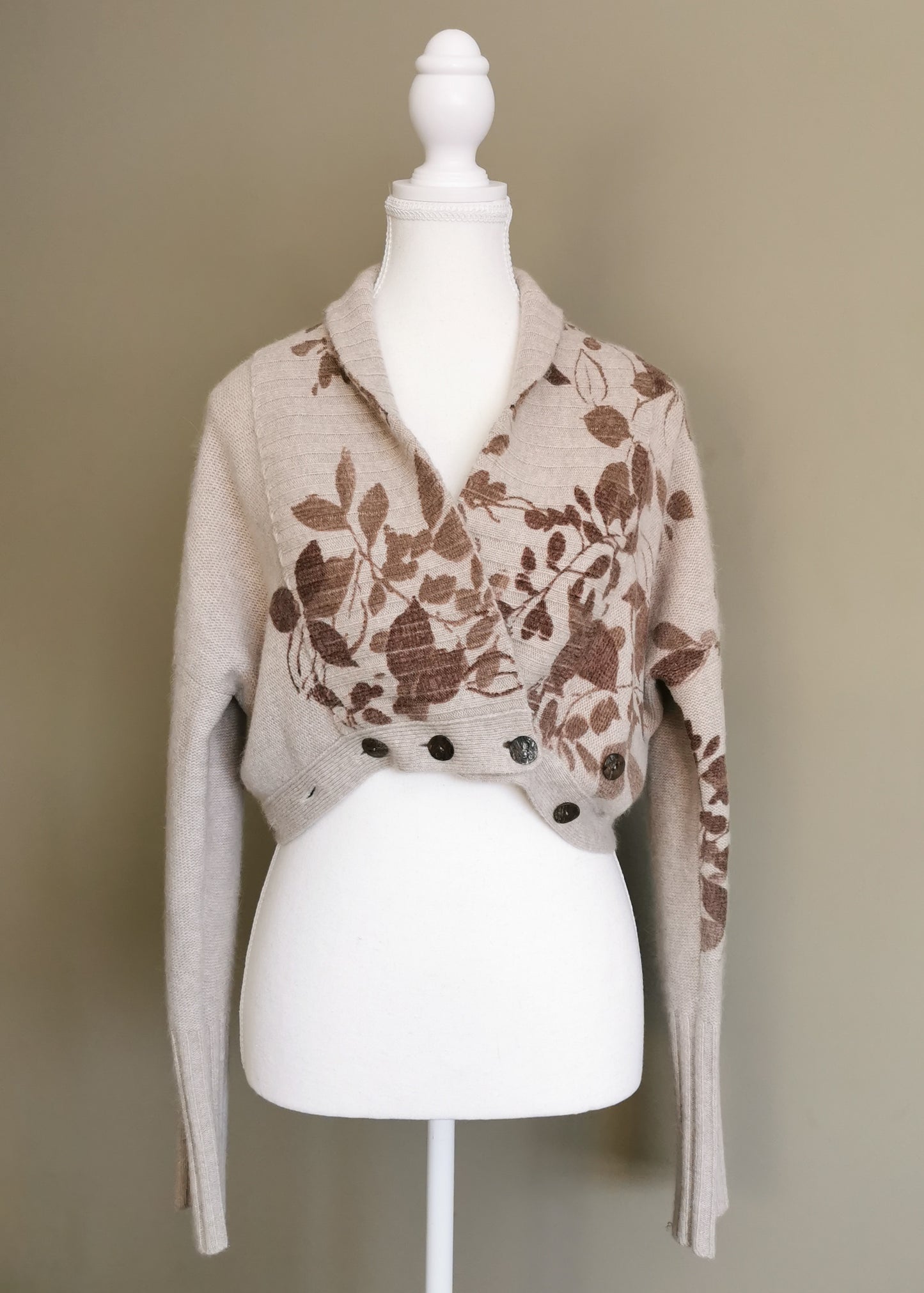 Lydia Hirscher Lambswool & Angora Bolero (M)