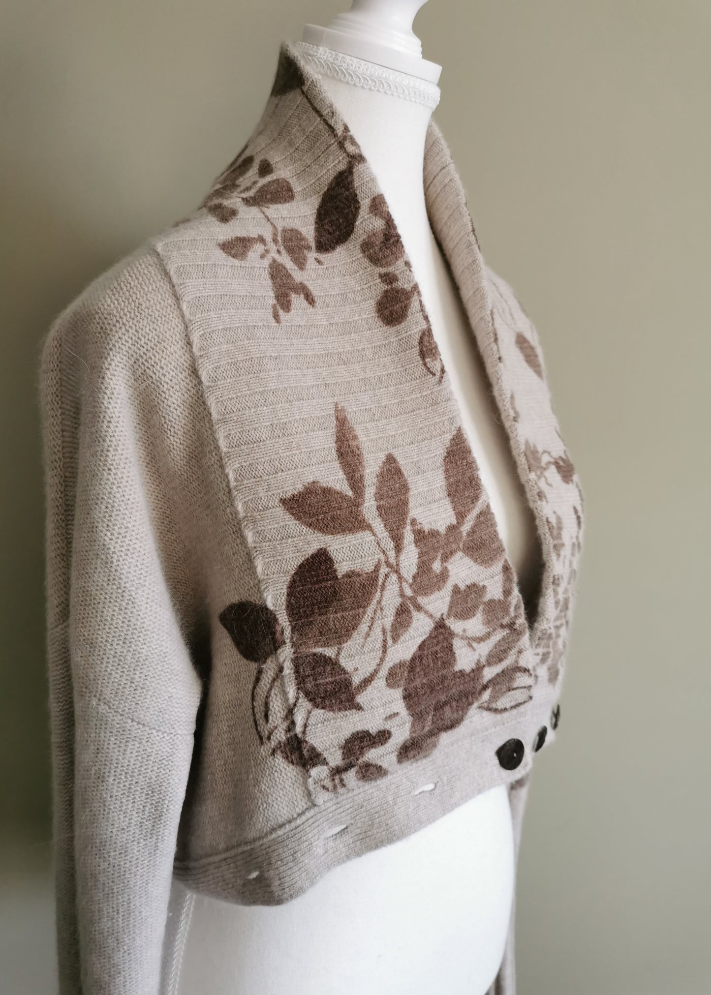 Lydia Hirscher Lambswool & Angora Bolero (M)