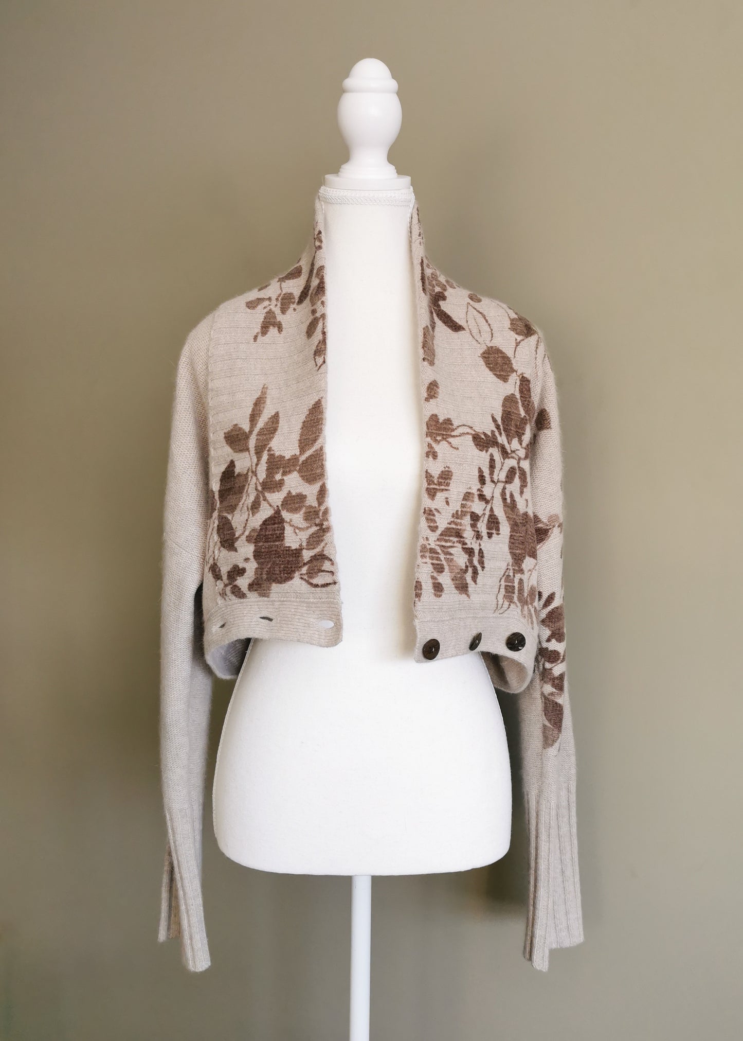 Lydia Hirscher Lambswool & Angora Bolero (M)