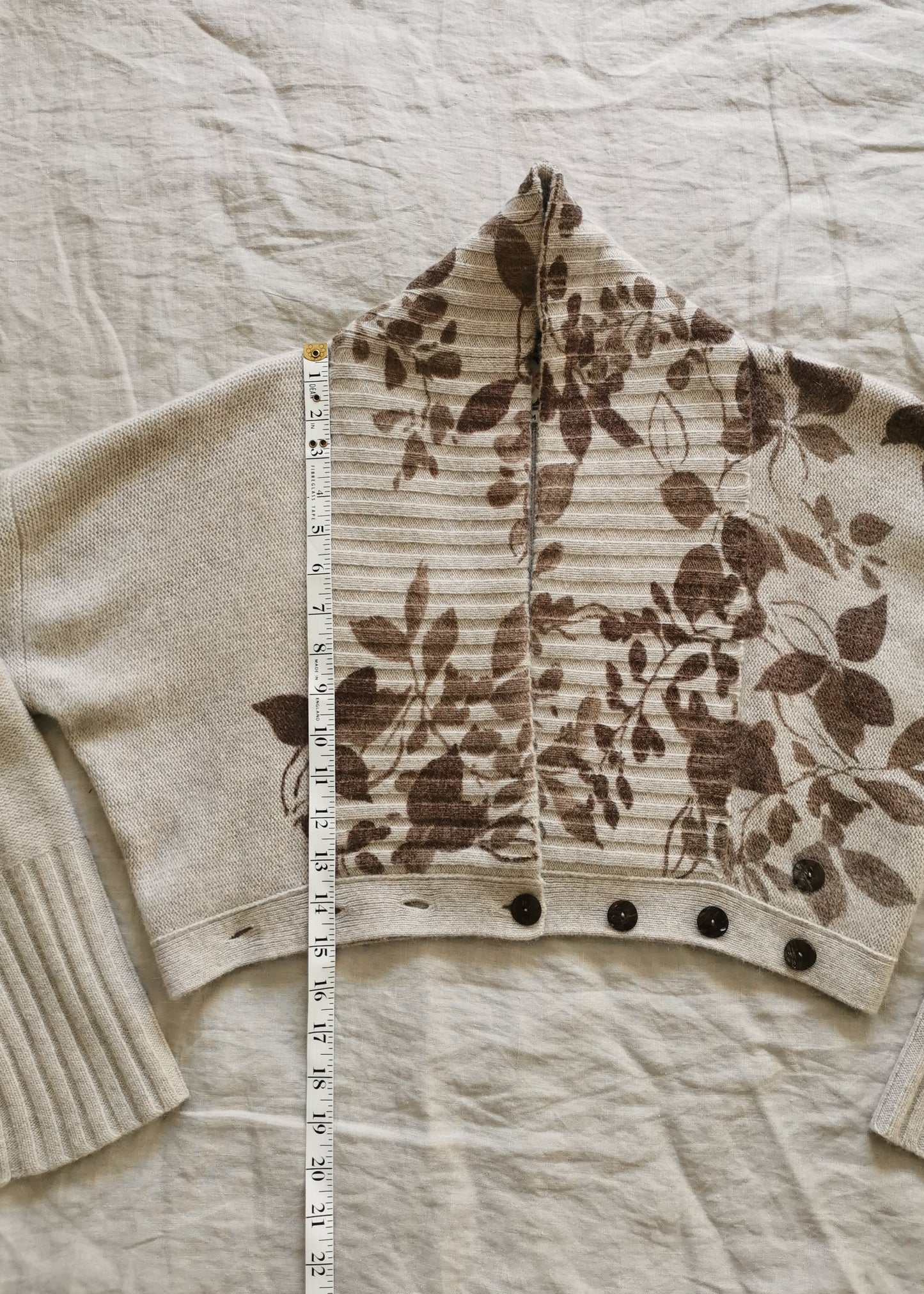 Lydia Hirscher Lambswool & Angora Bolero (M)