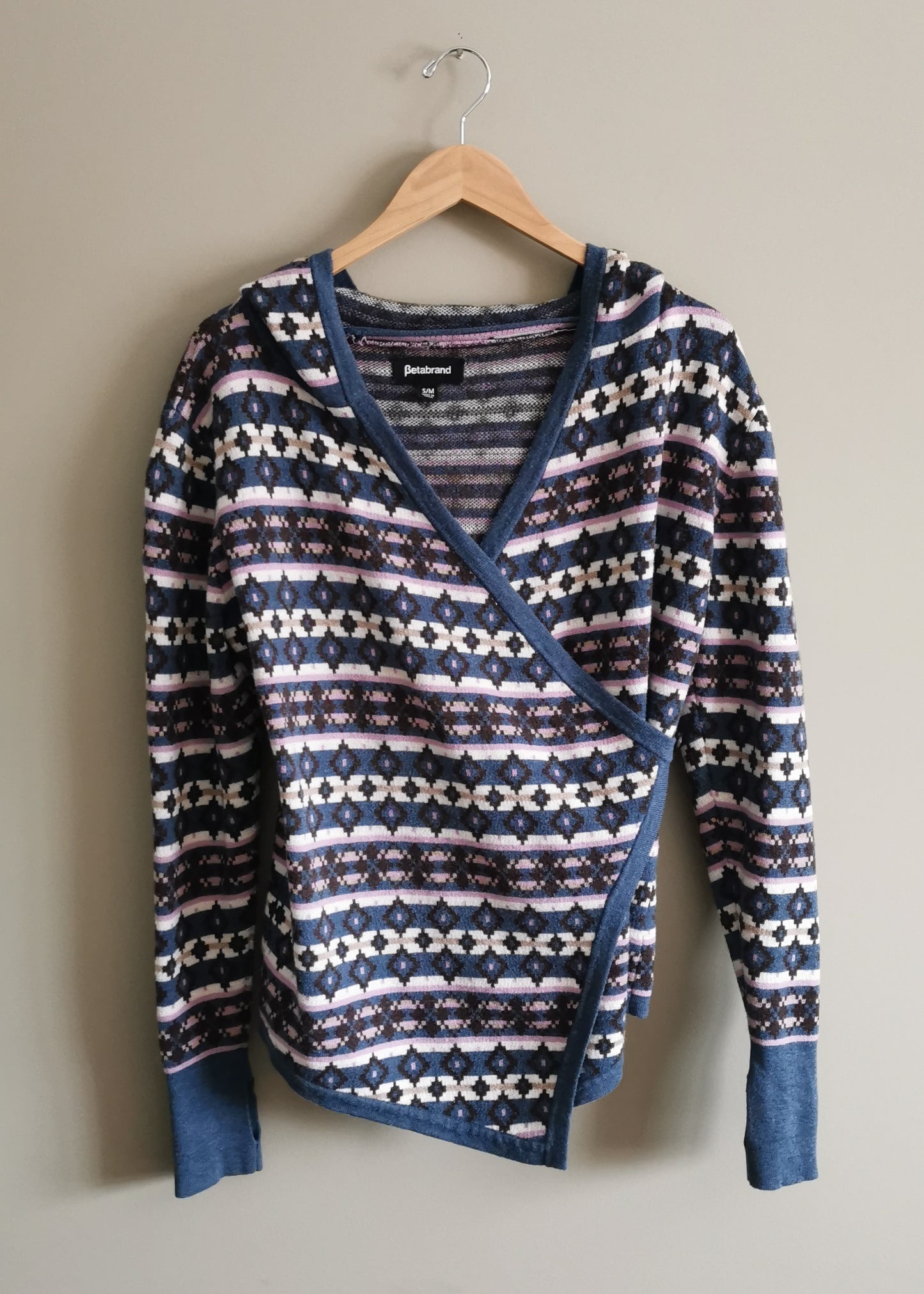 Betabrand Merino Wool & Cotton Cardigan (S/M)