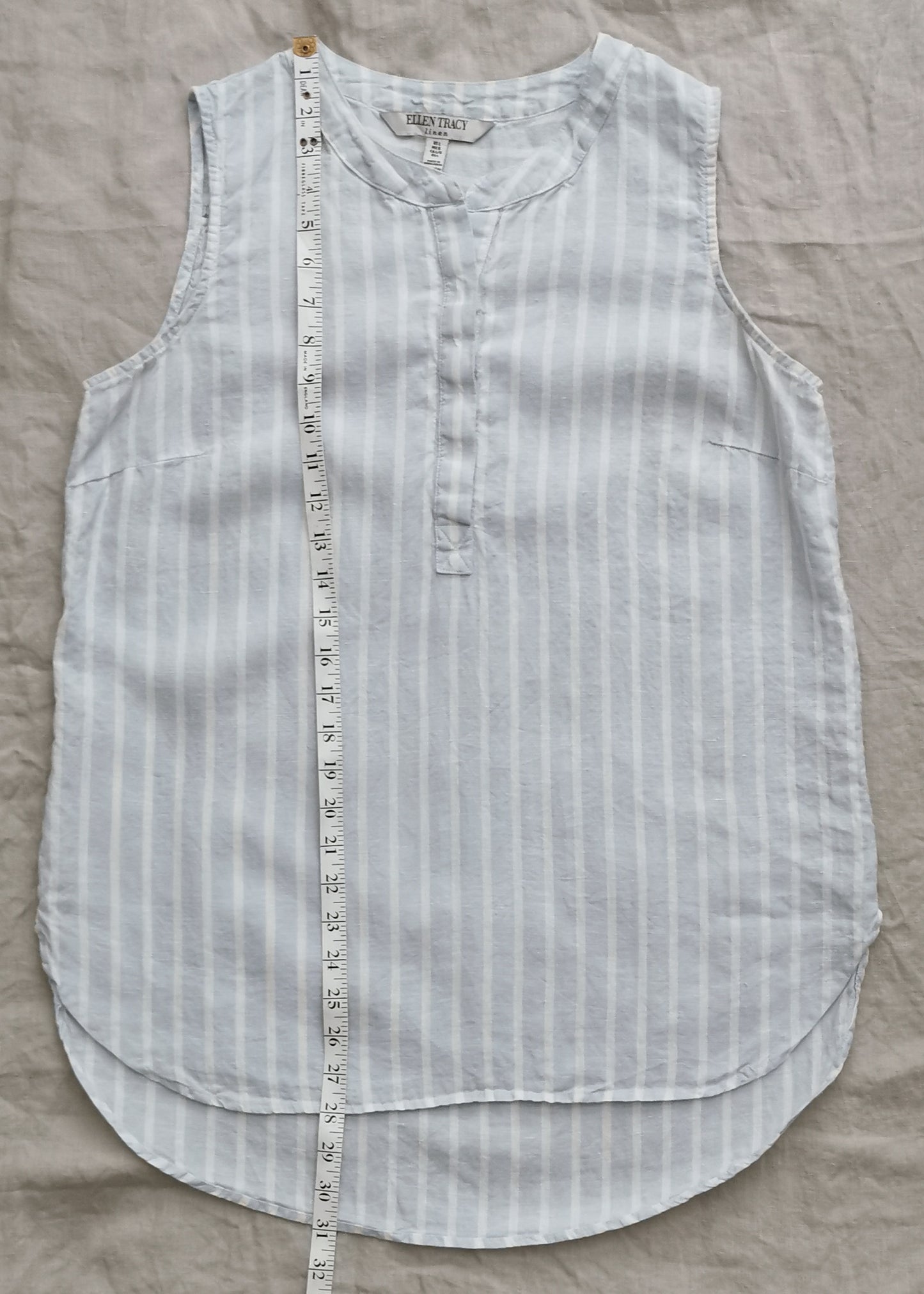 Ellen Tracy Linen Top (L)