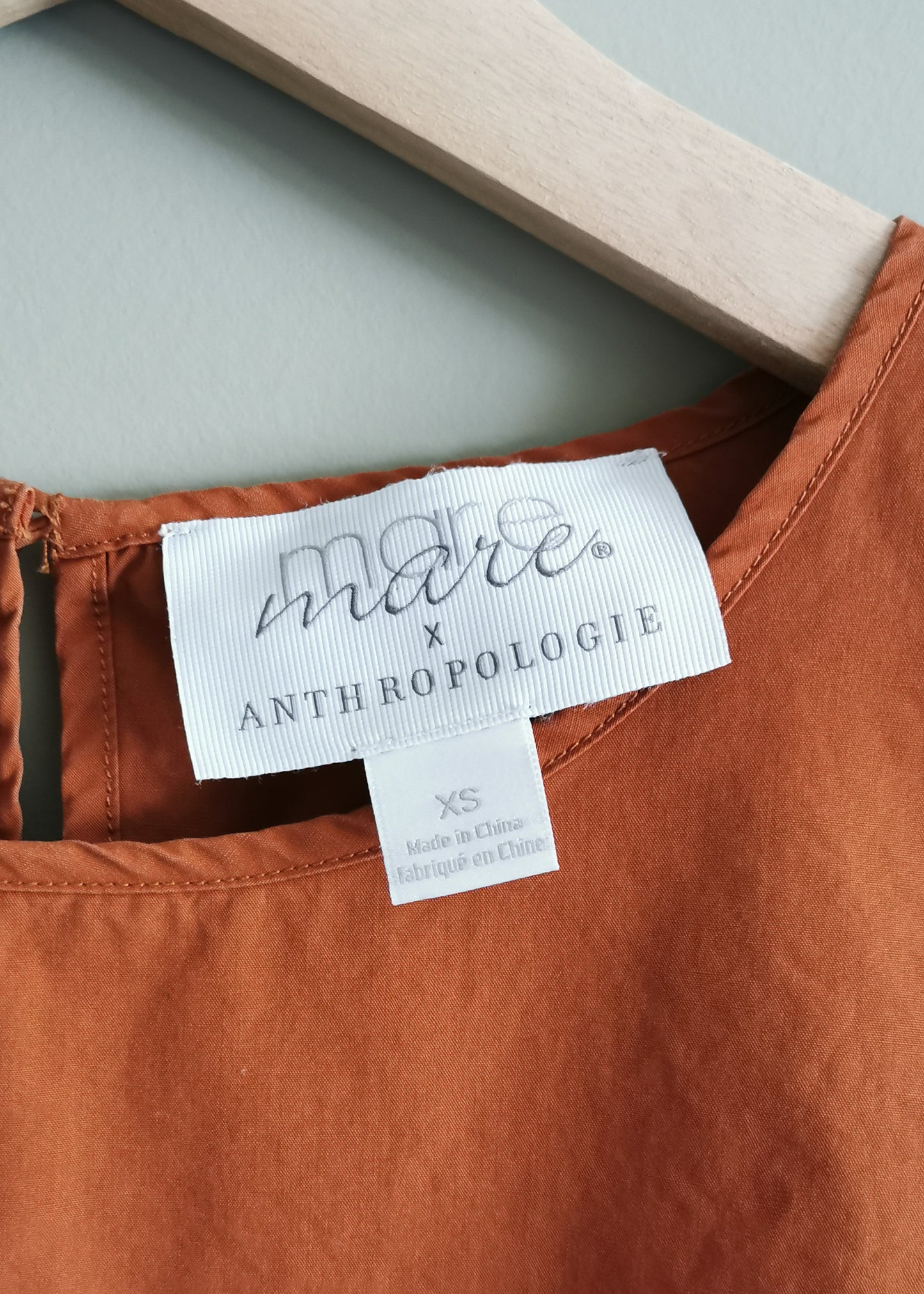 Mare Mare Anthropologie Cotton Aimee Ruffled Blouse (XS)