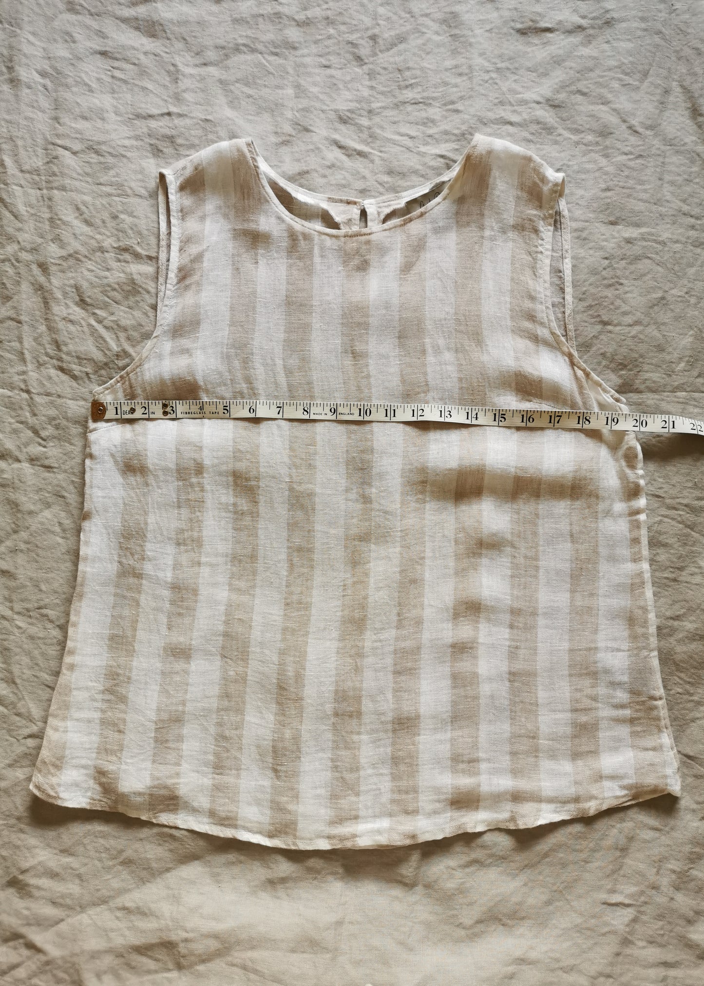 Charlie Paige Linen Top (M)