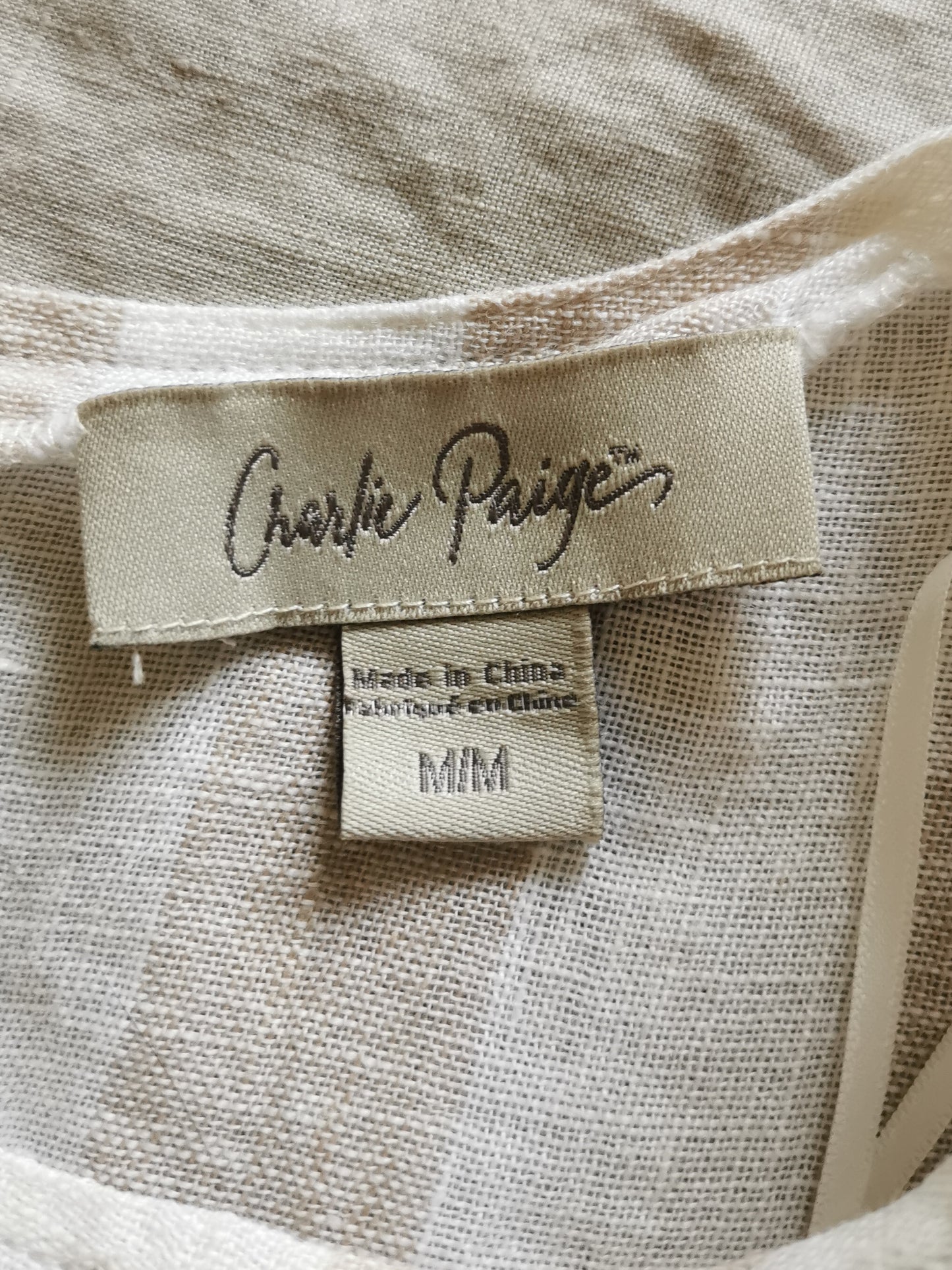 Charlie Paige Linen Top (M)