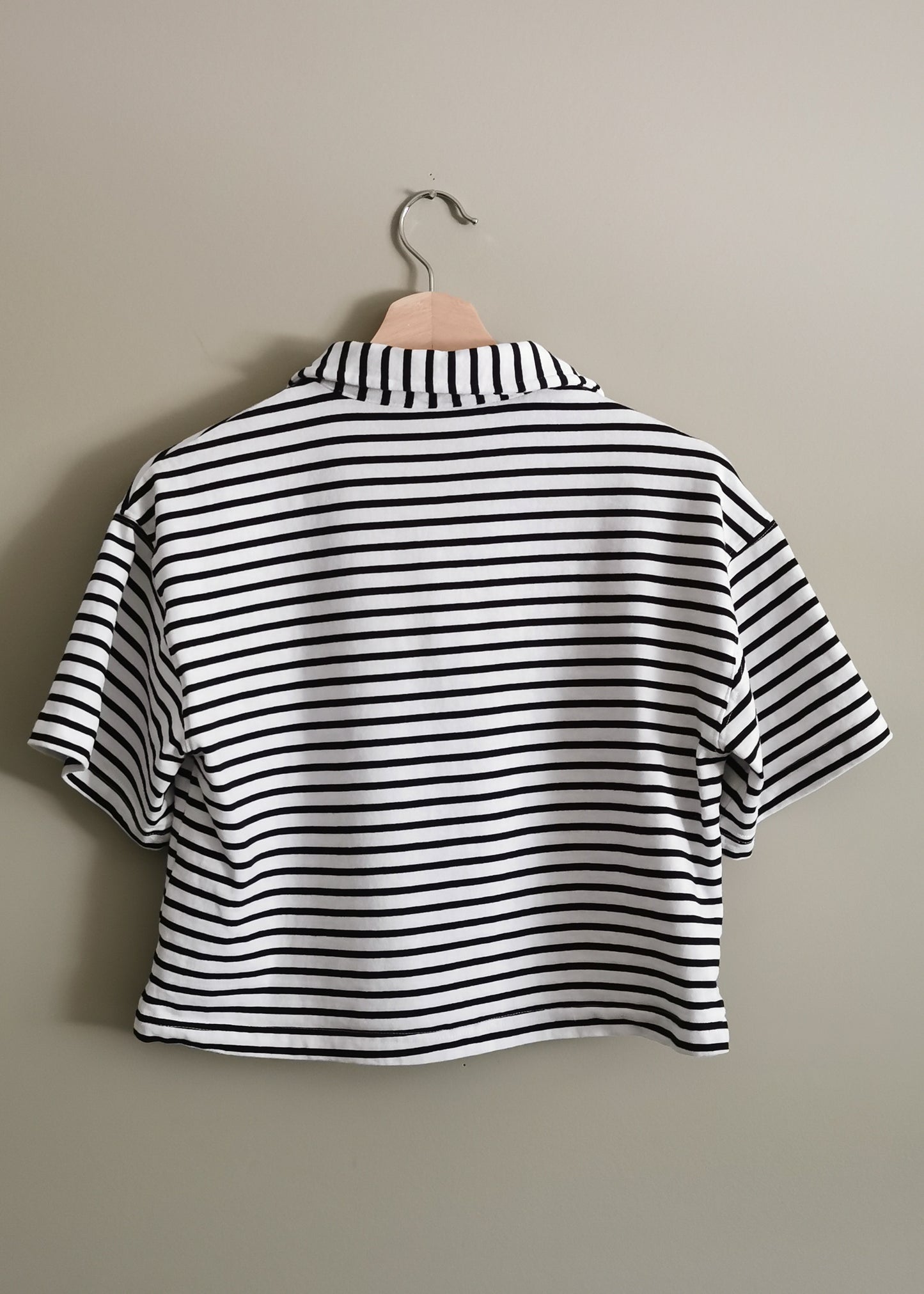 Frank And Oak Organic Cotton Cropped Polo (S)