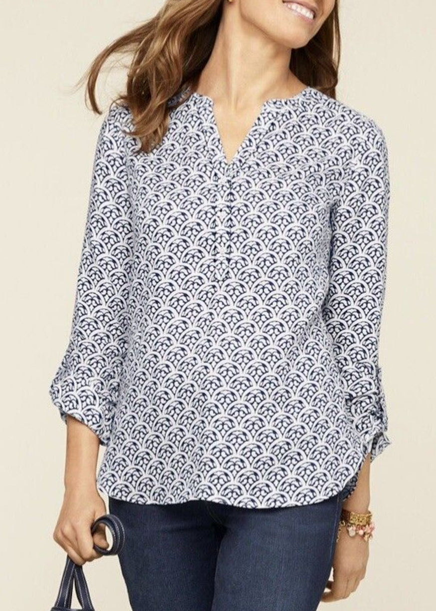 Talbots Linen Top (L)