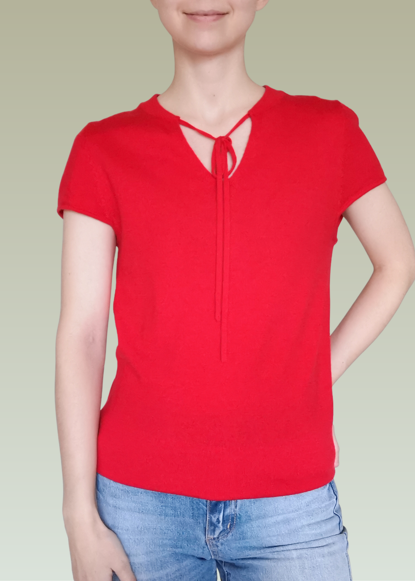ett:twa Anthrolopogie Merino Wool Top (M)