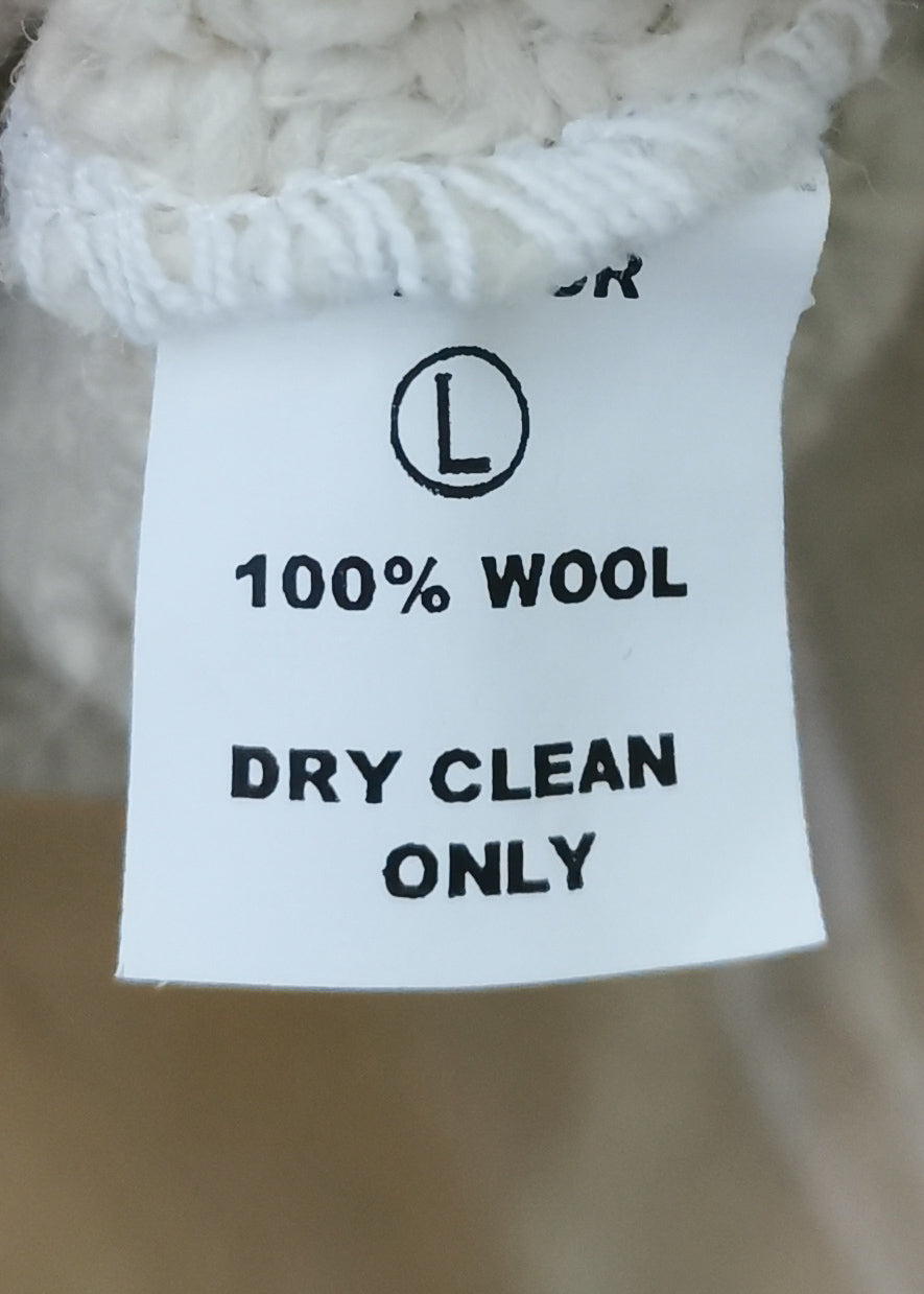 World Folk Art Wool Sweater Jacket (L)