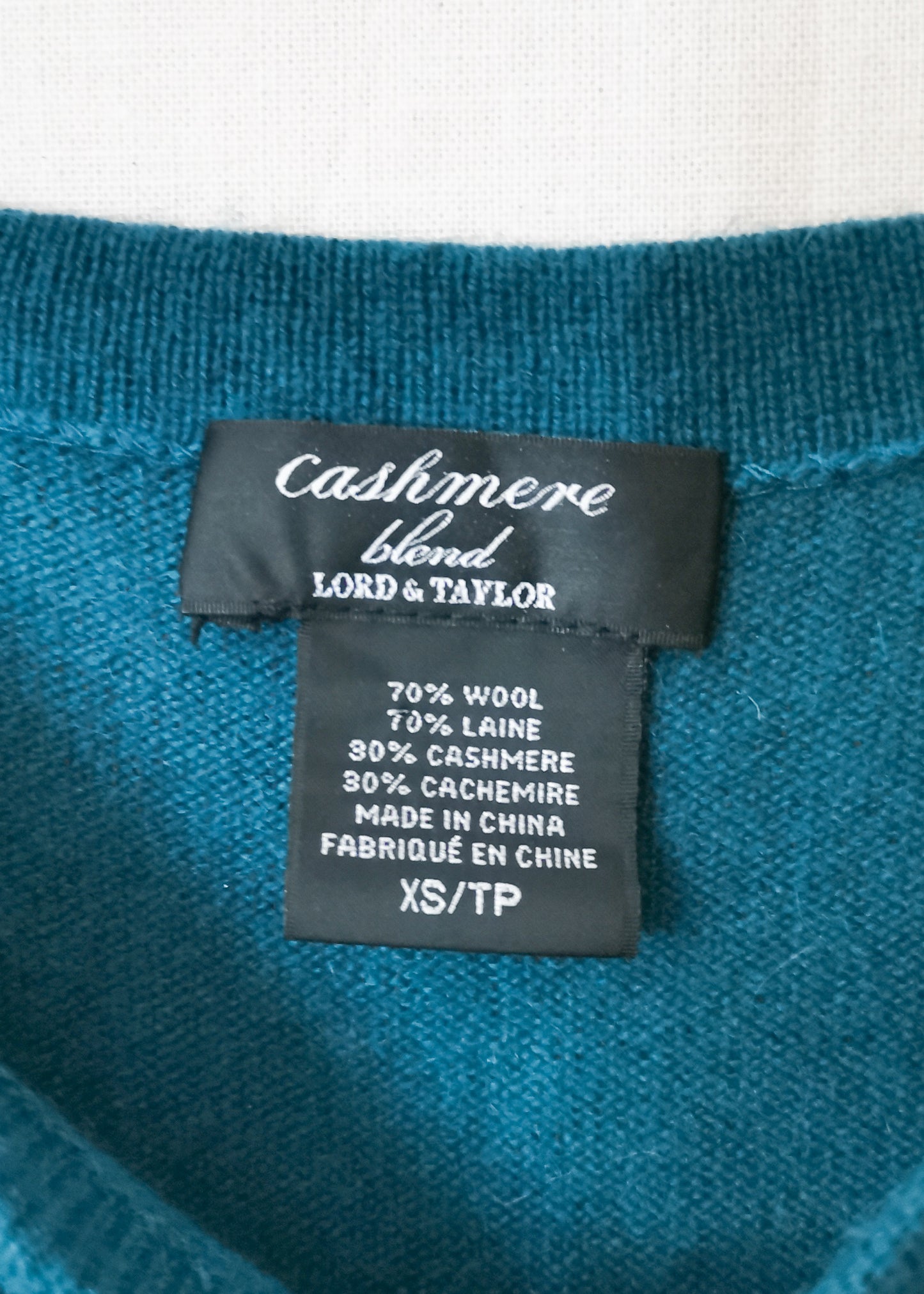 Lord & Taylor Wool & Cashmere Dress (XS)