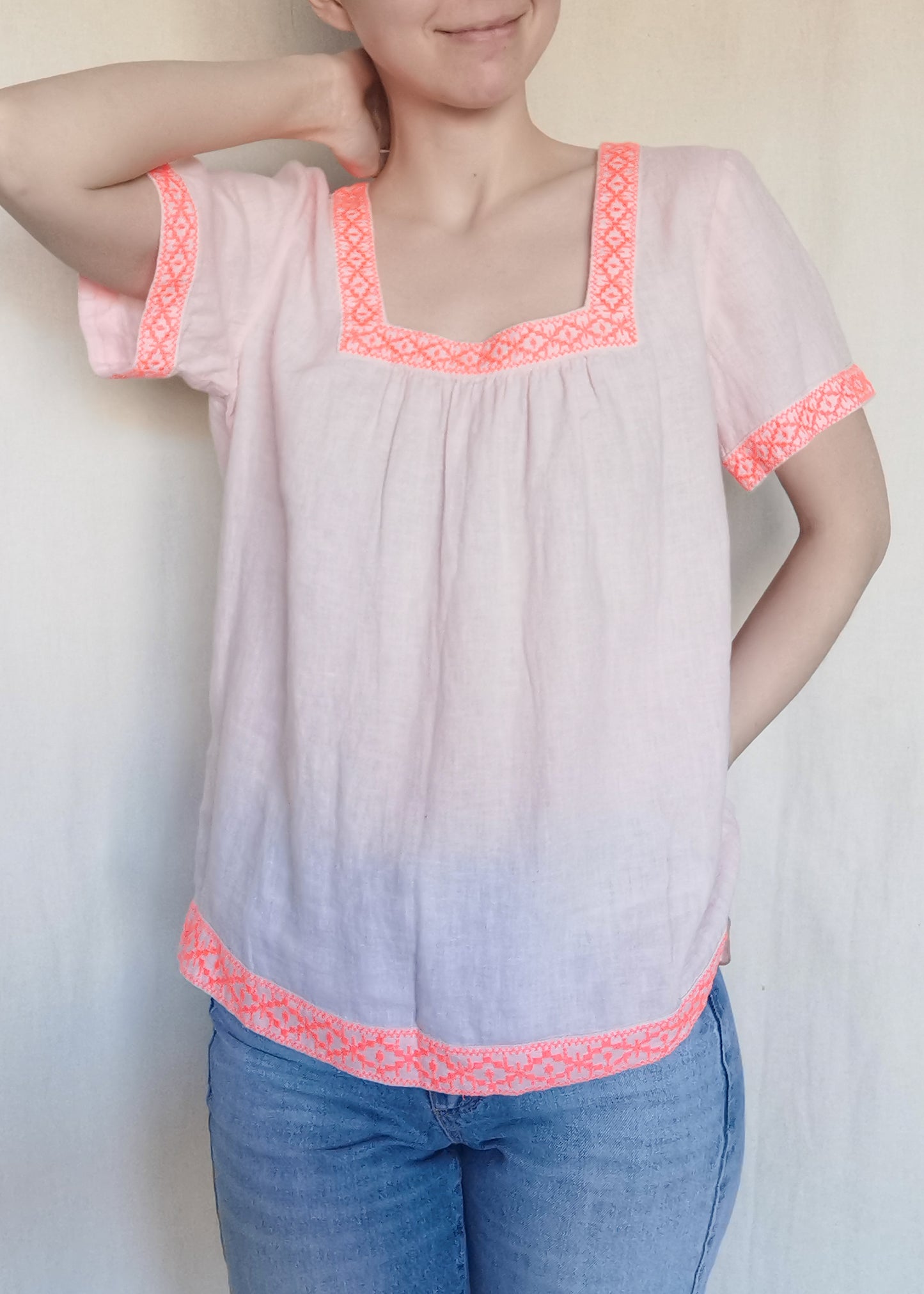J. Crew Linen Top (XS)