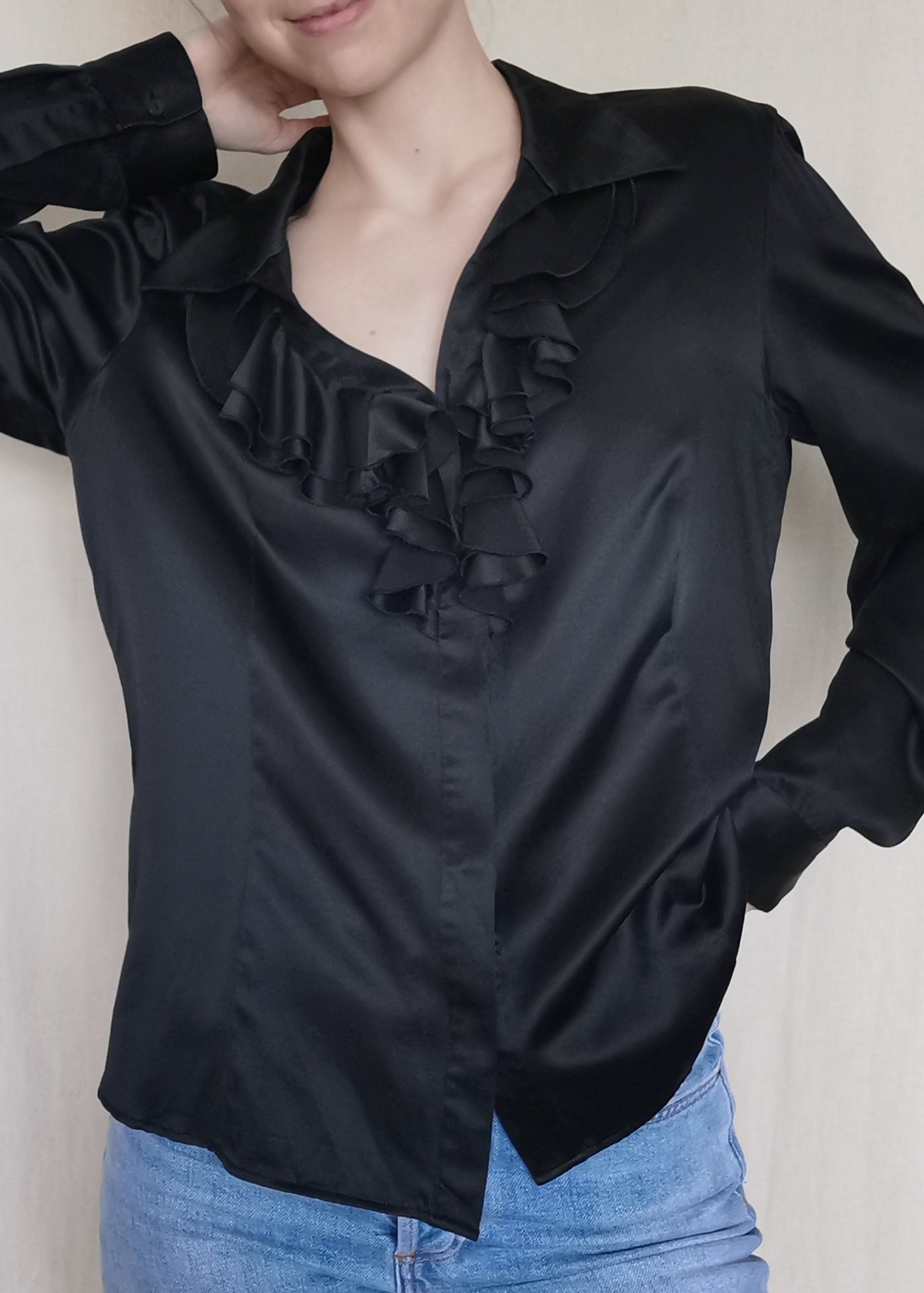 Lafayette 148 Silk Blouse (M)
