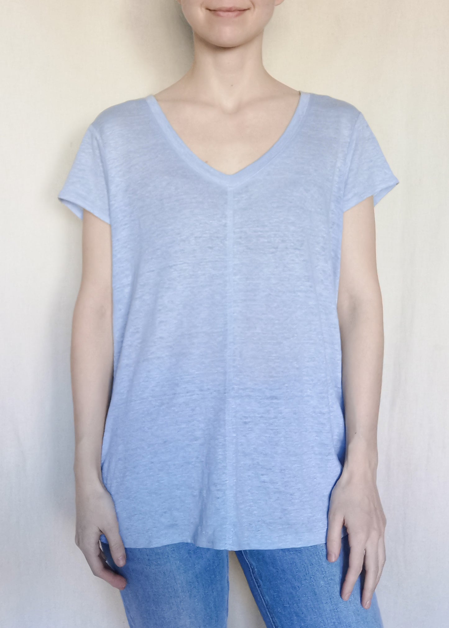 Tahari Linen Top (M)