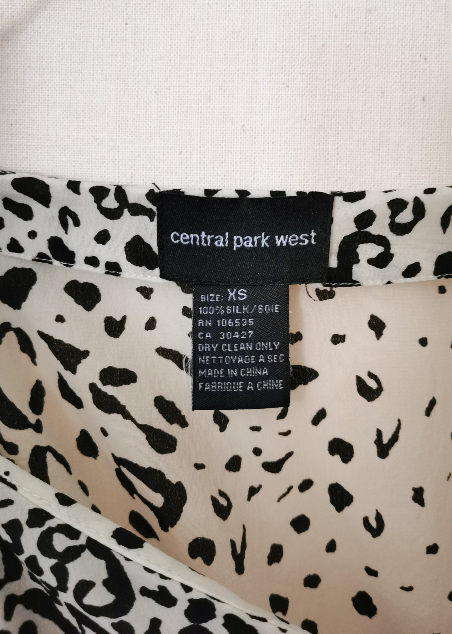 Central Park West Silk Top (XS)