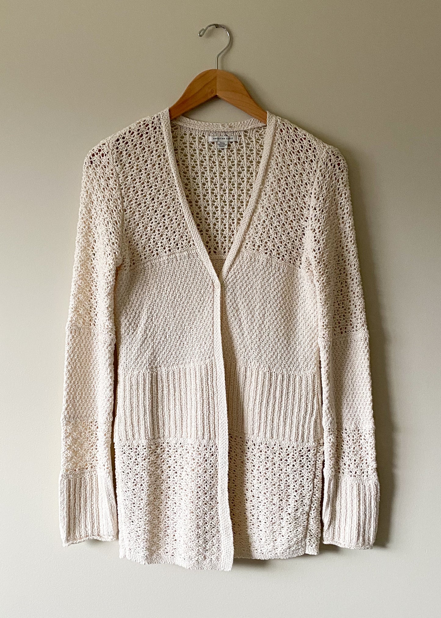 American Eagle Cotton Cardigan (M)