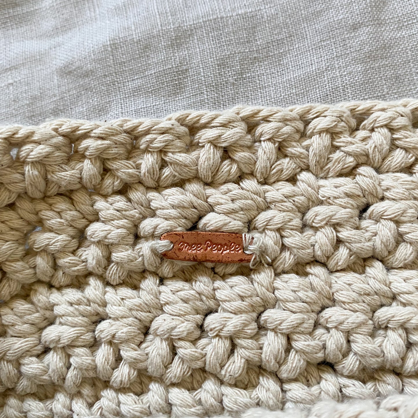 Free People Cotton Crochet 'Meet Me In Mallorca' Crossbody Bag