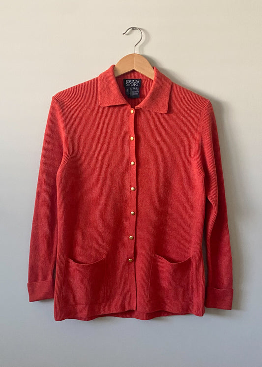 Escada Sport Wool & Cashmere Cardigan (M)