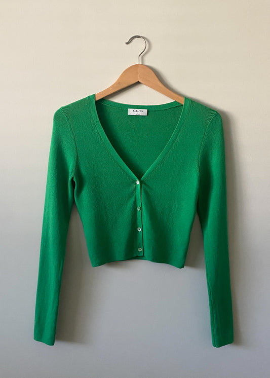 Babaton Wool & Cotton Cardigan (S)