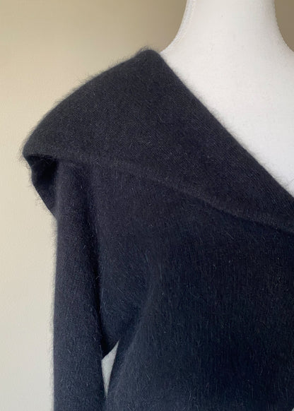 On The Road Vintage Lambswool & Angora Cardigan (S)