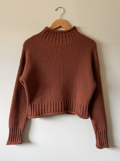 She + Sky Cotton Sweater (M)
