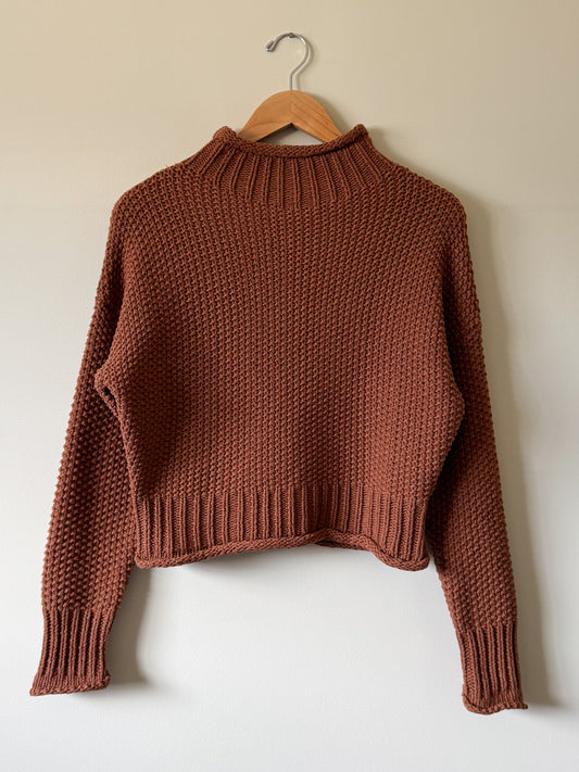 She + Sky Cotton Sweater (M)