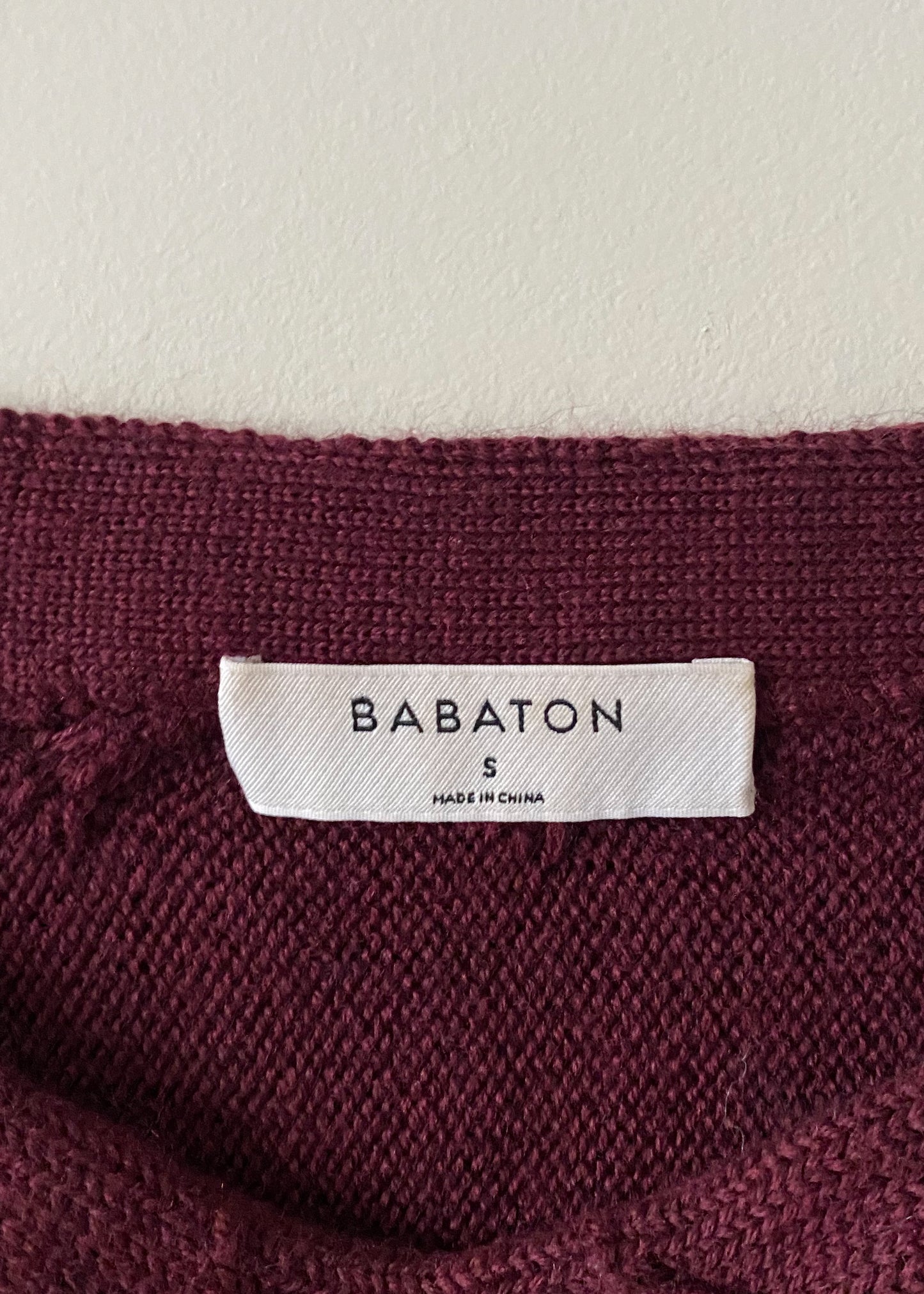 Babaton Merino Wool Sweater (S)
