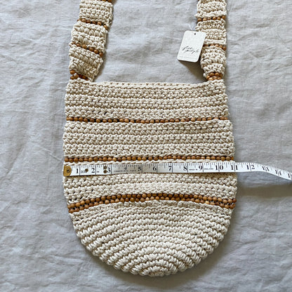 Free People Cotton Crochet 'Meet Me In Mallorca' Crossbody Bag