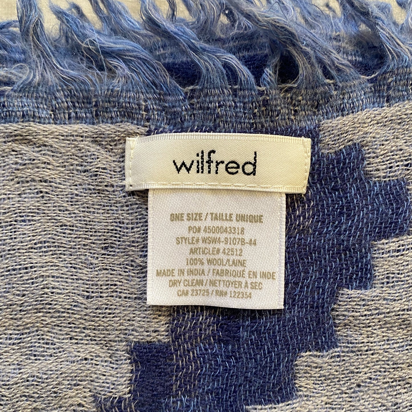 Wilfred Wool Blanket Scarf