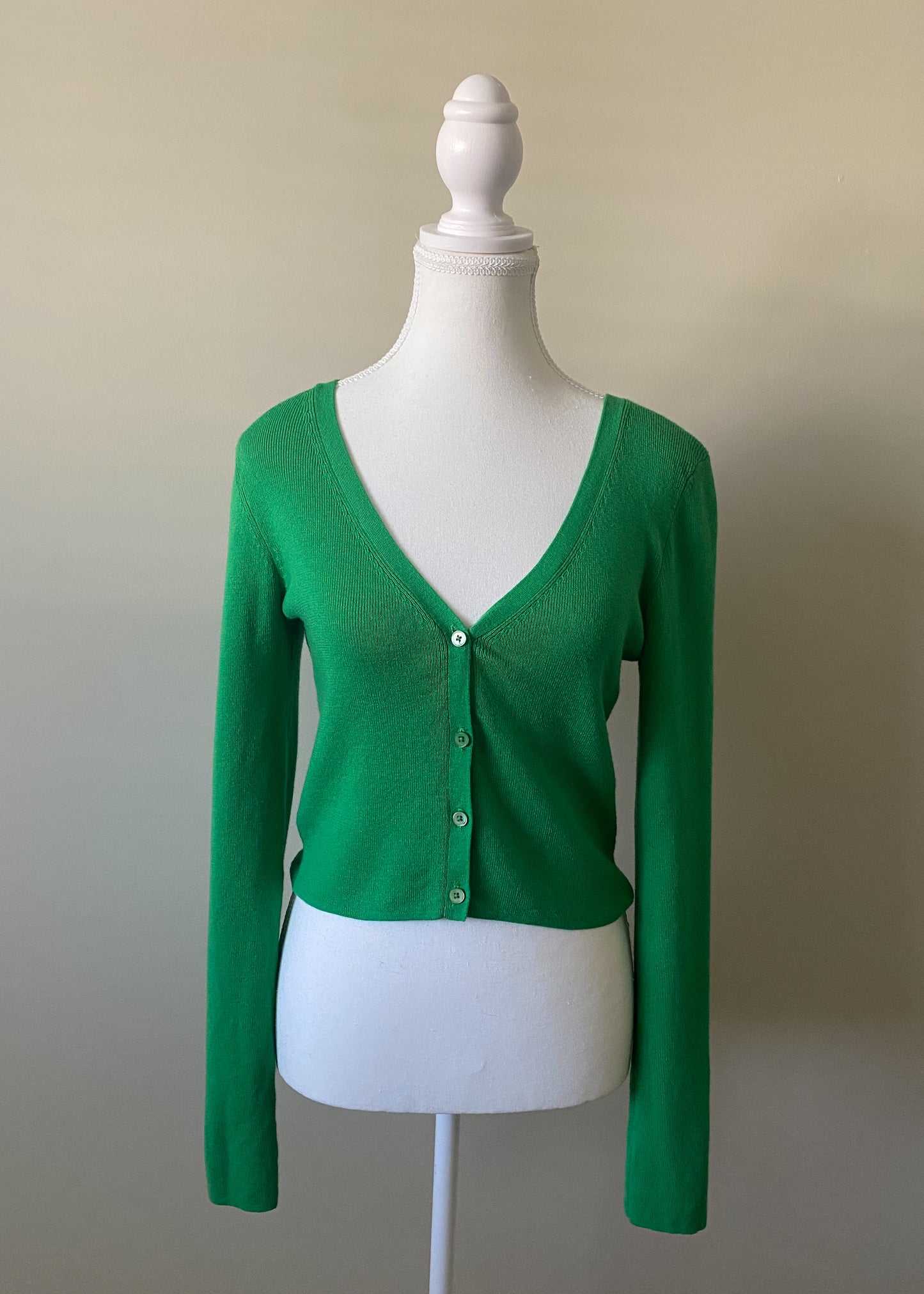 Babaton Wool & Cotton Cardigan (S)
