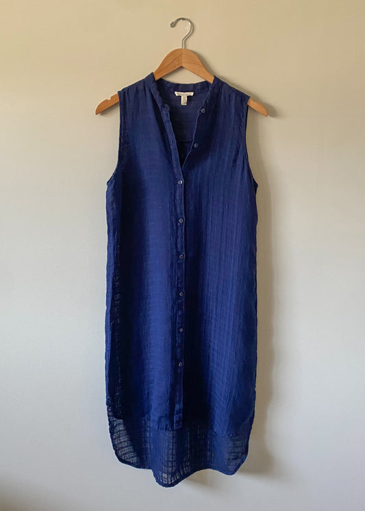 Eileen Fisher Linen Long Shirt (S)