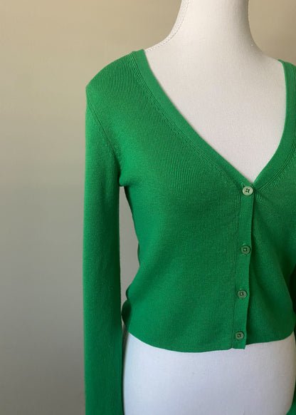 Babaton Wool & Cotton Cardigan (S)
