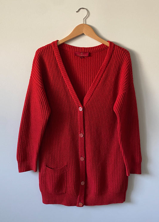 Ami Amalia Baby Camel Hair Cardigan (S)