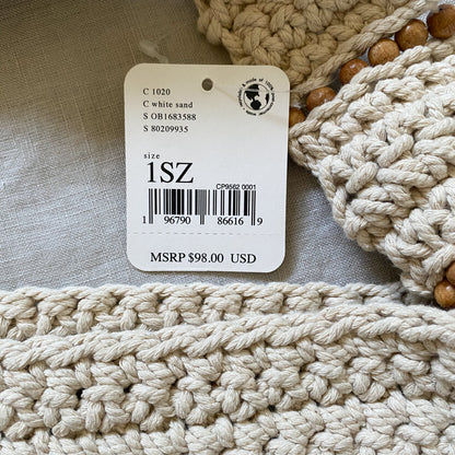 Free People Cotton Crochet 'Meet Me In Mallorca' Crossbody Bag