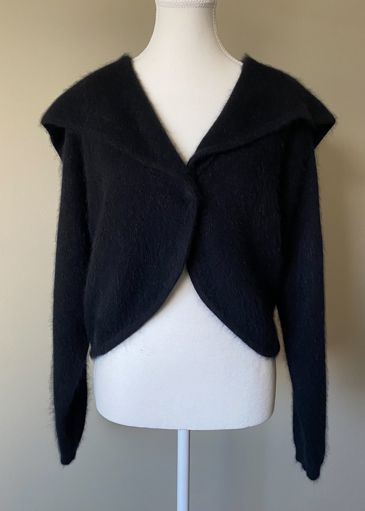 On The Road Vintage Lambswool & Angora Cardigan (S)
