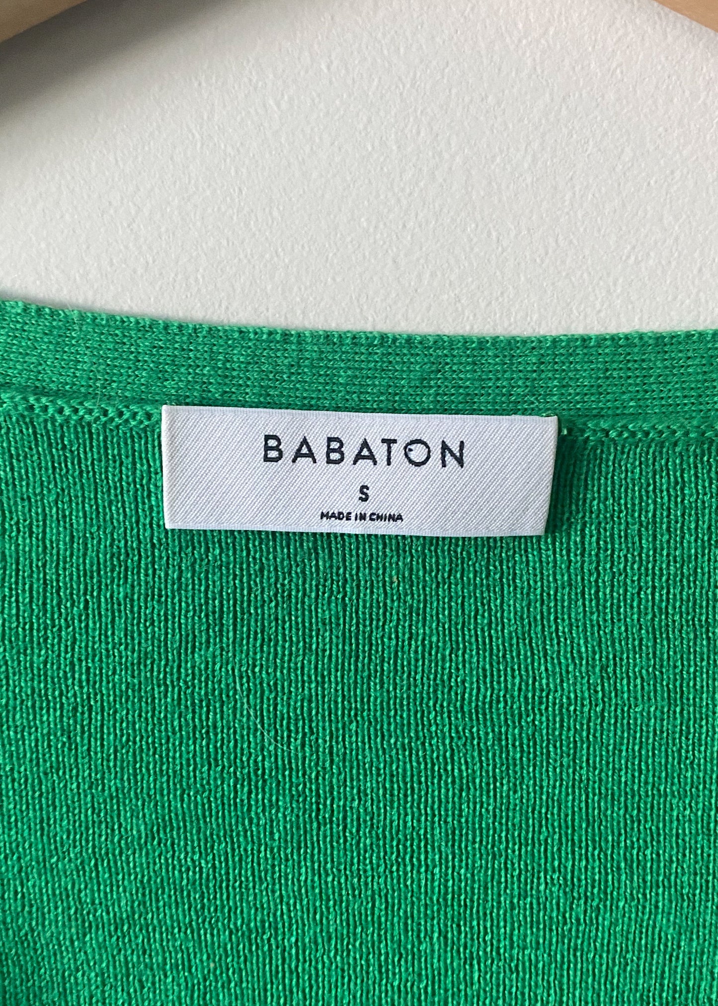 Babaton Wool & Cotton Cardigan (S)