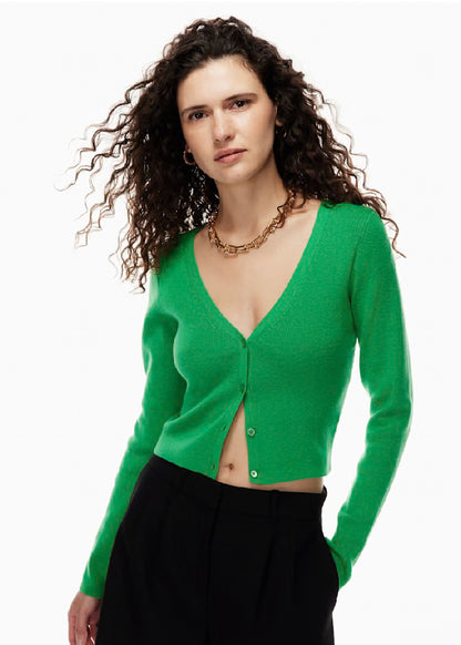 Babaton Wool & Cotton Cardigan (S)
