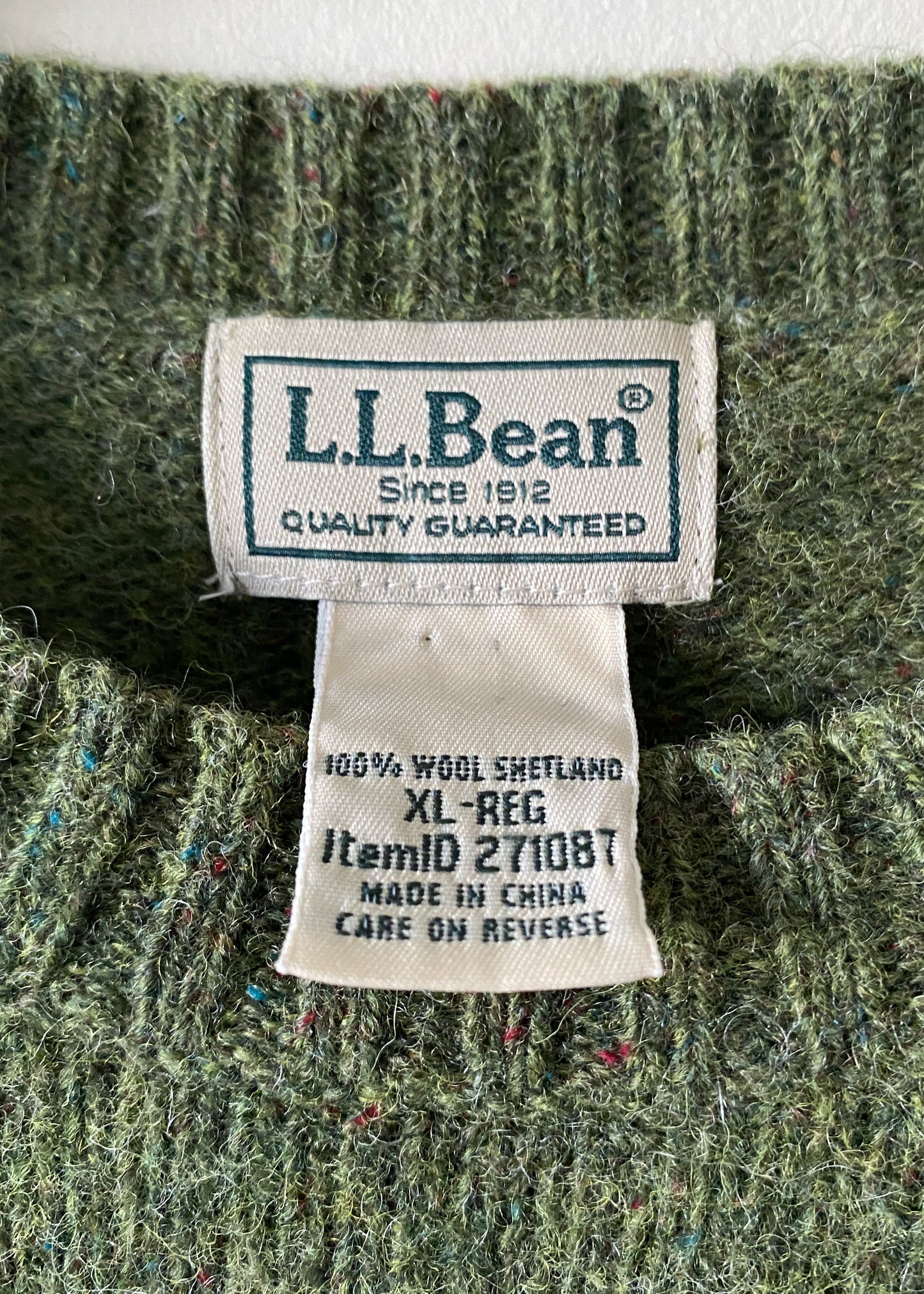 L.L. Bean Wool Sweater (XL)