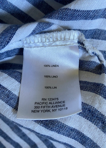 Ellen Tracy Linen Top (M)