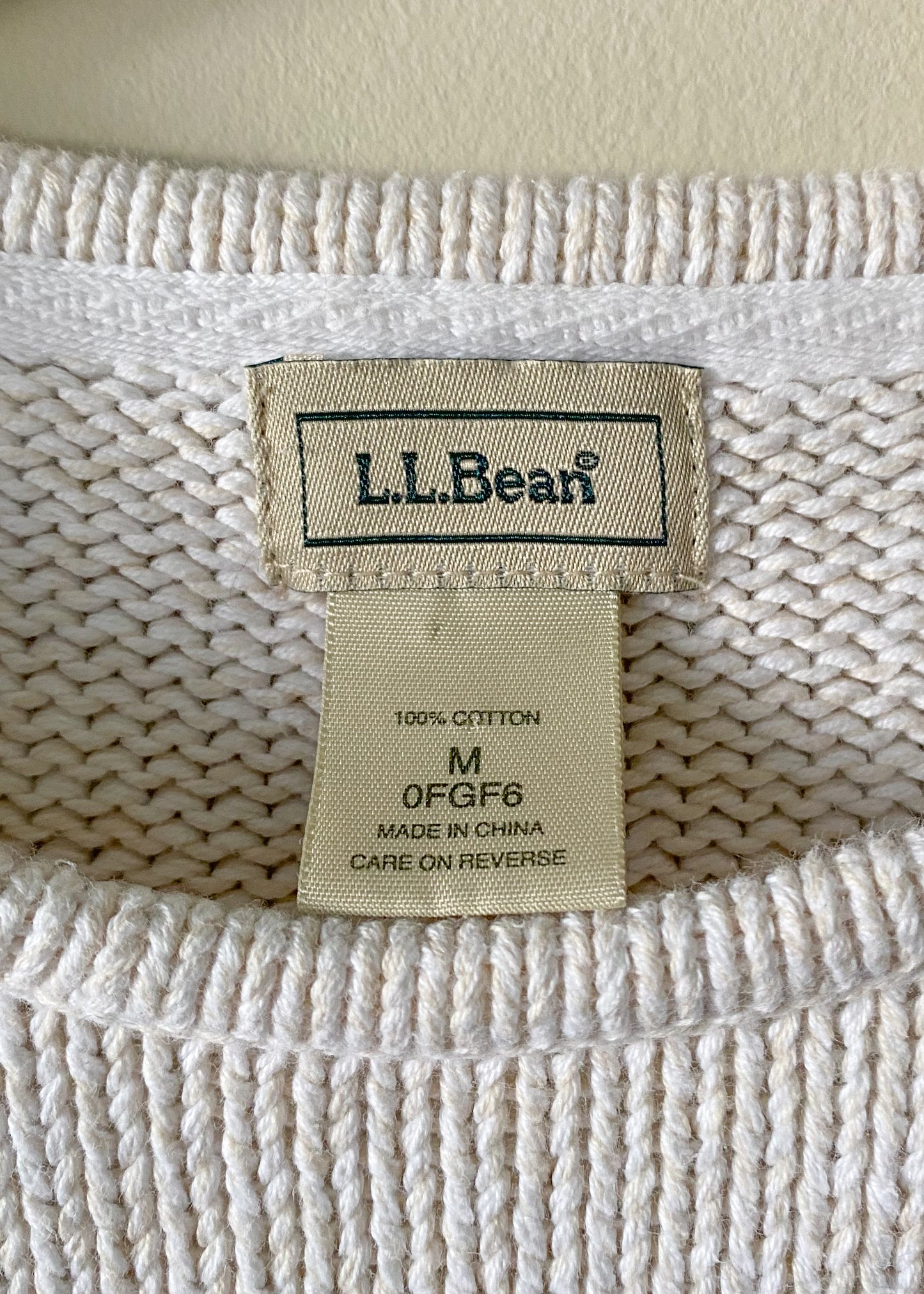 L.L. Bean Cotton Sweater (M)