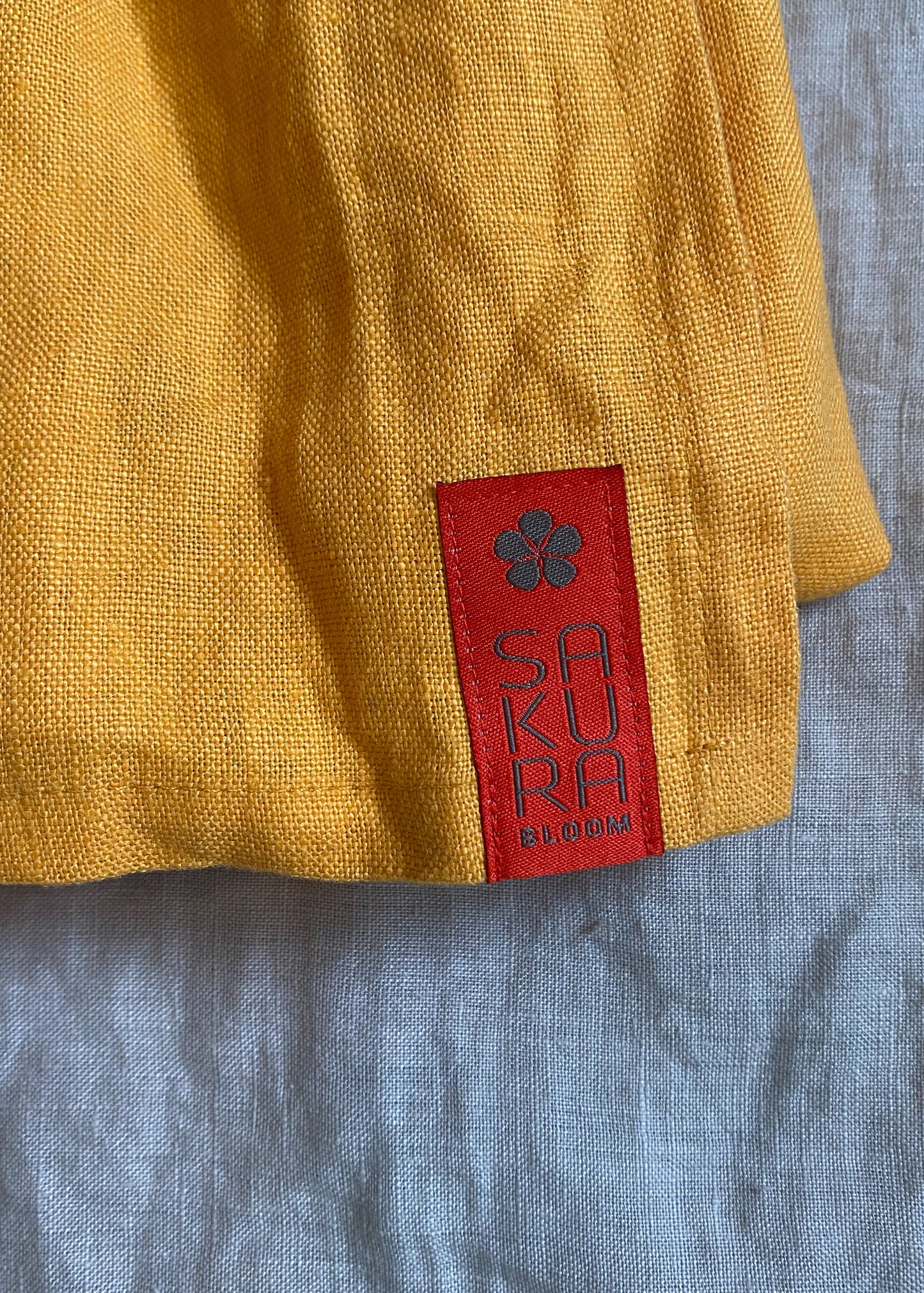 Sakura Bloom Linen Ring Sling