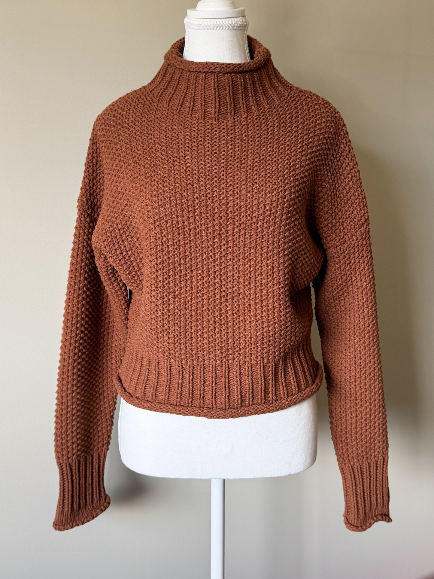 She + Sky Cotton Sweater (M)