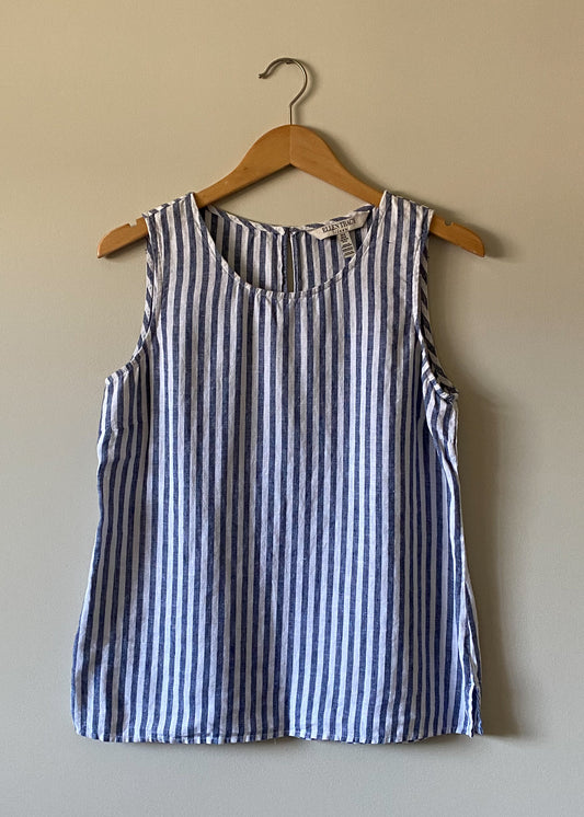 Ellen Tracy Linen Top (M)