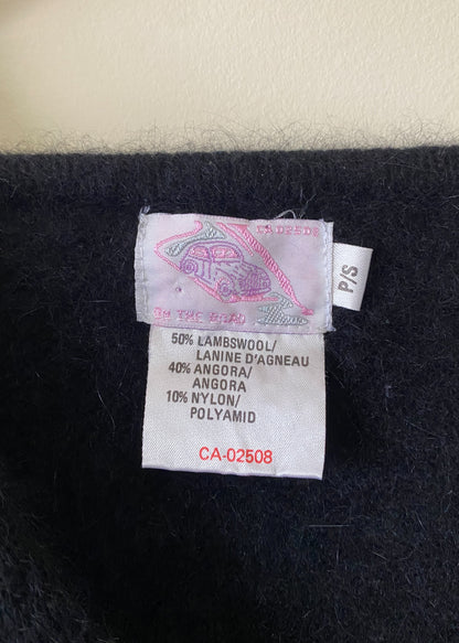 On The Road Vintage Lambswool & Angora Cardigan (S)