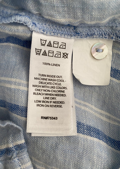Isaac Mizrahi Linen Top (L)