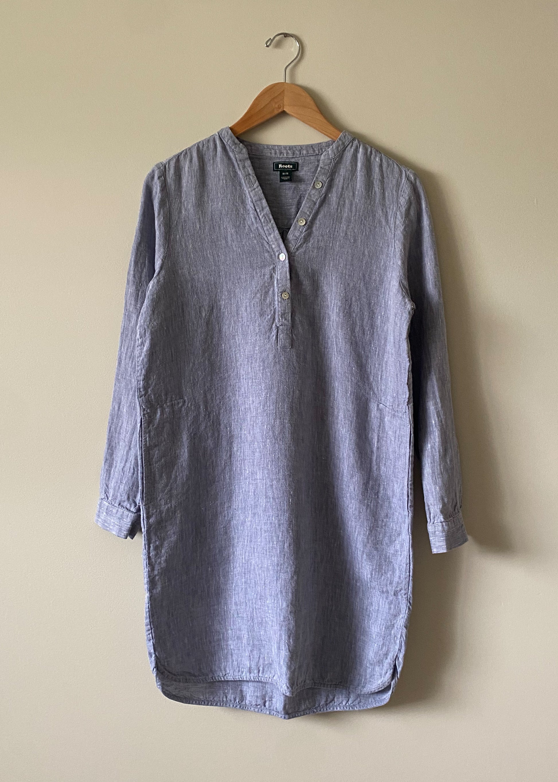 Roots Linen Dress (M) - Medium / Dresses / Linen Roots Linen Dress (M) - Medium / Dresses / Linen