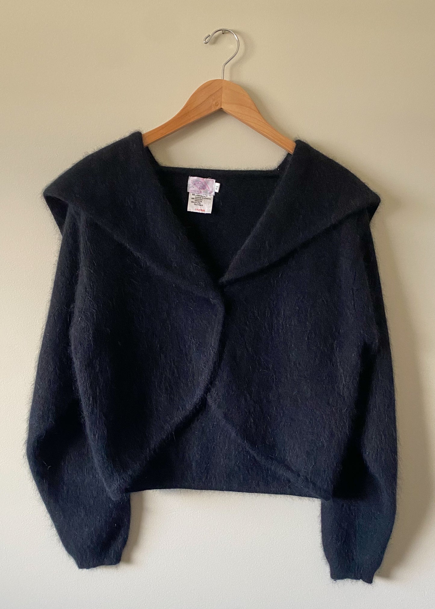 On The Road Vintage Lambswool & Angora Cardigan (S)